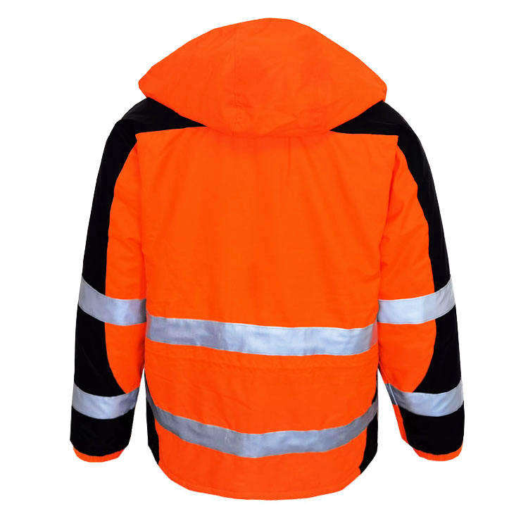 National Apparels Construction Reflective Clothes Safety Reflective Jacket High Visibility Workwear Safety Workers Bomber Waterproof Jacket